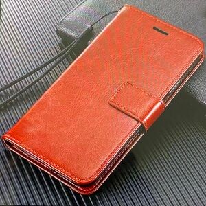 Red Leather Phone Case